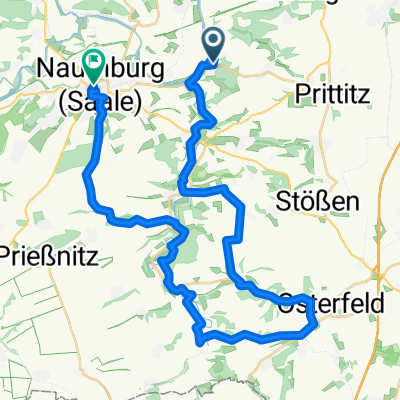 Von Naumburg Runde über Wethau bis Schönburg