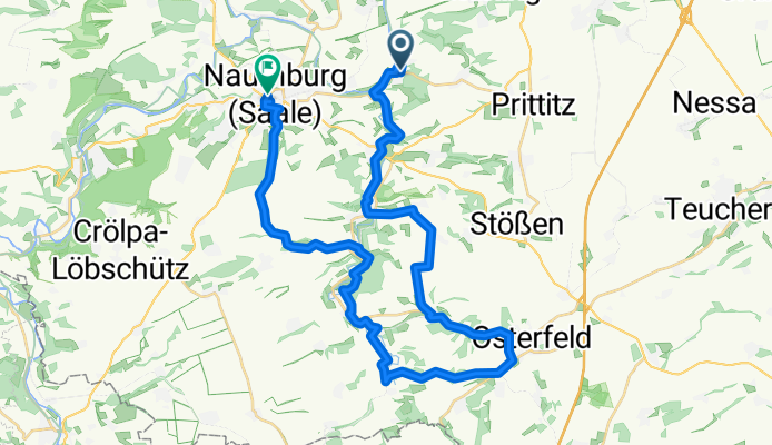 Von Naumburg Runde über Wethau bis Schönburg