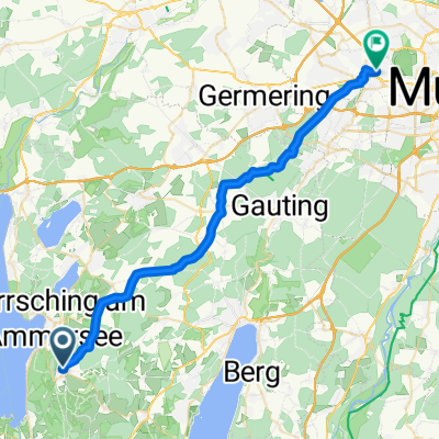 Andechs - Frohnloh - Pasing 33,2km 213hm