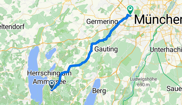 Andechs - Frohnloh - Pasing 33,2km 213hm