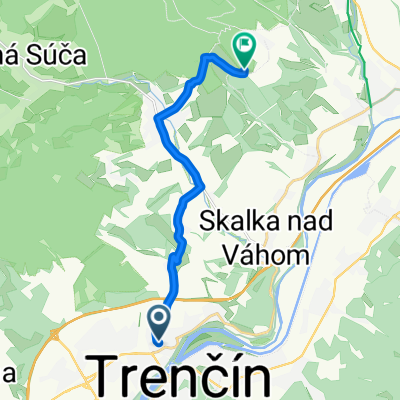 Trenčín- Hrabovka- D.Súča- Trenč.Závada (vyhl.veža)