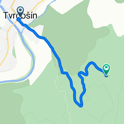Tvrdošín-Krátky potok- Hubertov Prameň (prístrešok)
