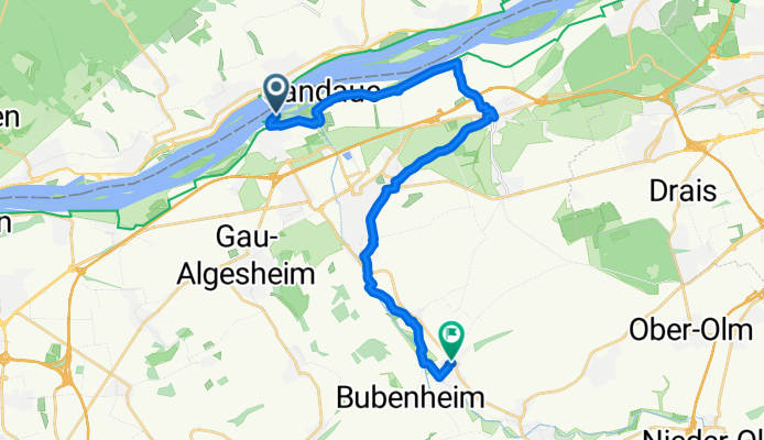 Ingelheim am Rhein nach Ingelheimer Straße, Schwabenheim an der Selz