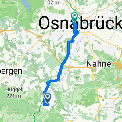Patkenheide, Georgsmarienhütte nach Katharinenstraße, Osnabrück