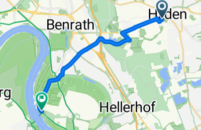 Route in der Bikemap App öffnen