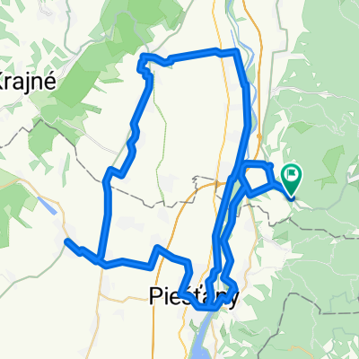 Modrová - Vrbové - Modrová