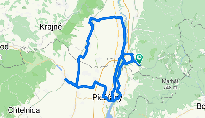 Modrová - Vrbové - Modrová