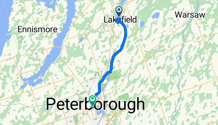 From Lakefield to Peterborough