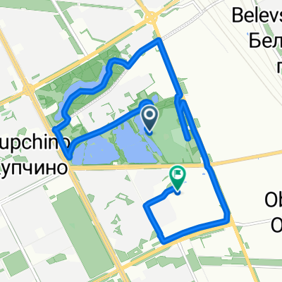 От Неизвестная Дорога, Санкт-Петербург до Малая Бухарестская улица 12 корпус 2, Санкт-Петербург