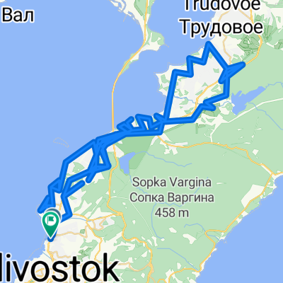 От улица проспект 100 лет Владивостокa 55 до улица проспект 100 лет Владивостокa 45