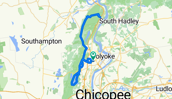 Portland St, Holyoke to Portland St, Holyoke