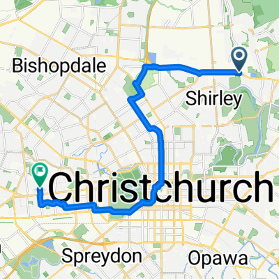 Michigan Pl, Christchurch to Ilam Rd, Christchurch