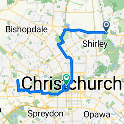 Michigan Pl, Christchurch to Hereford St, Christchurch