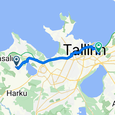 Alasniidu tee, Tiskre to Kesklinn, Tallinn