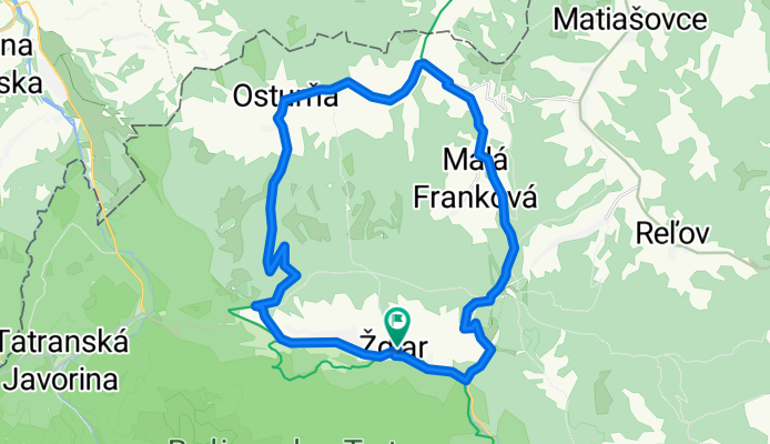 Ždiar - Malá Poľana - Veľká Franková - Osturňa