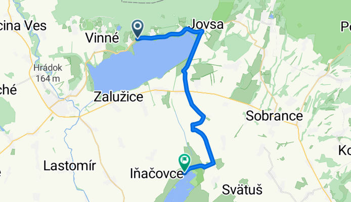 Kaluža - Jovsa - Blatné Remety - Senianske rybníky