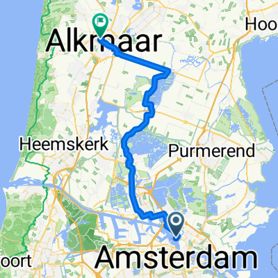 Pllek to Alkmaar Hotel