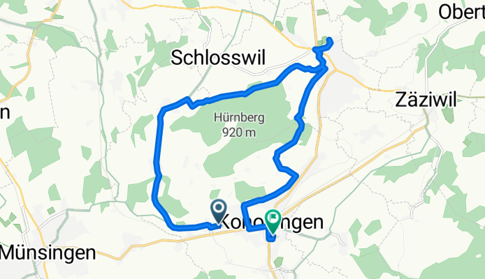 Flurweg, Konolfingen nach Inselistrasse, Konolfingen