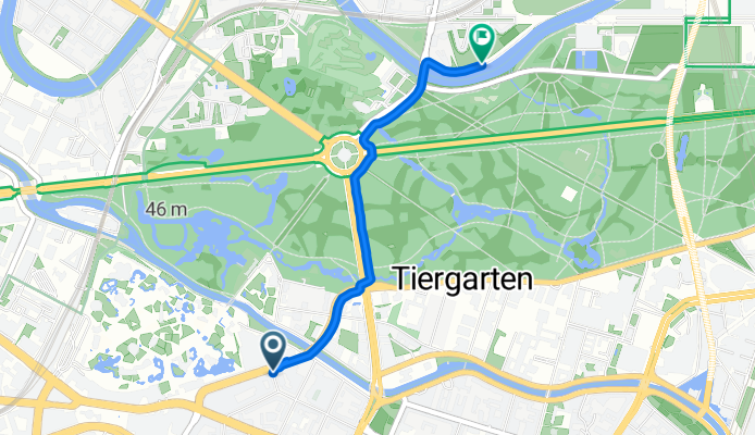 Wichmannstraße 13, Berlin nach Magnus-Hirschfeld-Ufer, Berlin