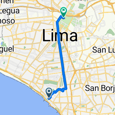 Route in Lima
