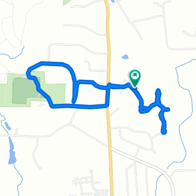 Timber Crest Dr, Medway to Timber Crest Dr, Medway