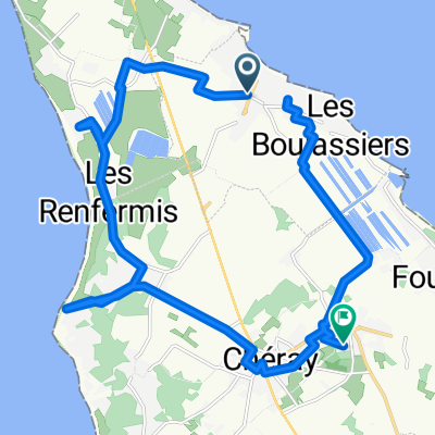 Avenue Georges Pompidou, La Brée-les-Bains à Rue des Chèvrefeuilles, Saint-Georges-d'Oléron