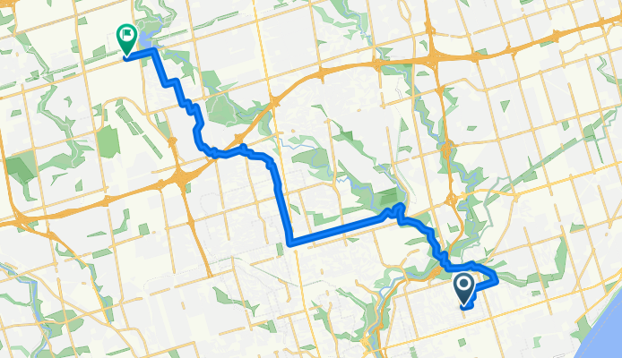 Sammon Ave, Toronto to Finch Ave W, Toronto