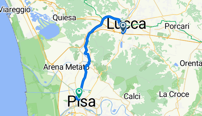 Viale Europa, Lucca - Piazza Arcivescovado, Pisa