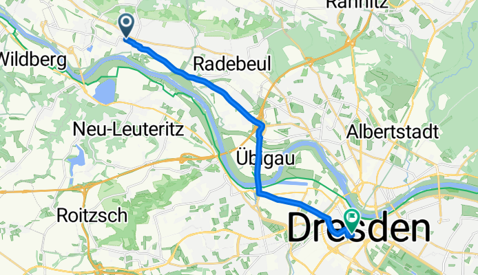 17.05.25 Güterhofstraße, Radebeul nach Zahnsgasse, Dresden