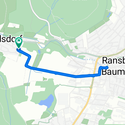 Friedhofstraße, Hundsdorf nach Friedhofstraße, Hundsdorf