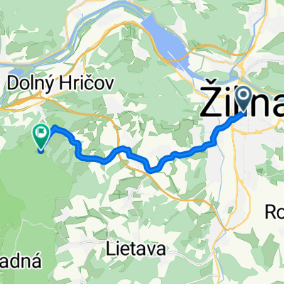 Žilina - Hôrky - Bitarová - Hričov