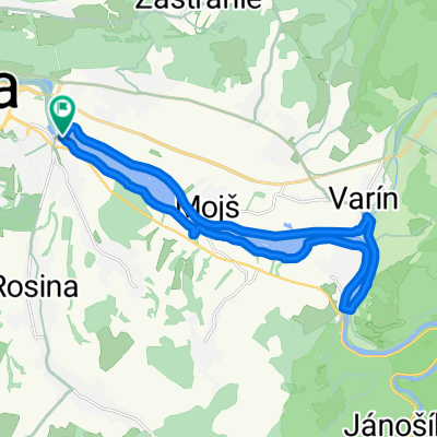 Žilina (v.d.)- Nezbudská Lúčka (okolo v.nádrže)