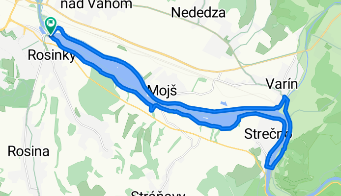 Žilina (v.d.)- Nezbudská Lúčka (okolo v.nádrže)