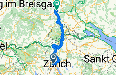 Route in der Bikemap App öffnen