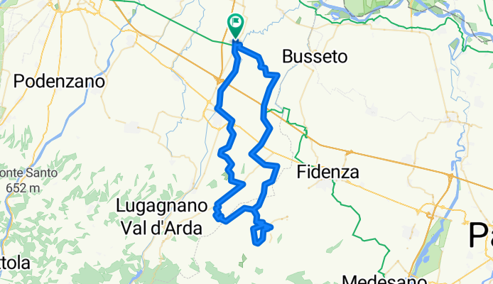 Salsomaggiore panoramica e Vigoleno