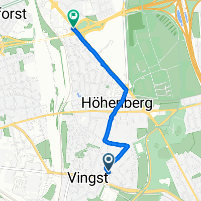 Sigrid-Undset-Straße, 科隆 to Frankfurter Straße, 科隆