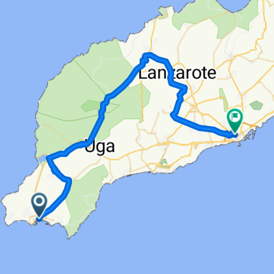 Avenida Marítima Playa Blanca, Yaiza to Rambla Medular, Arrecife