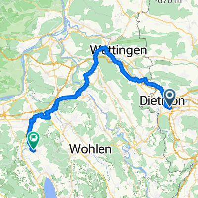 Limmatschanzenweg, Fahrweid nach Hasenbergstrasse, Egliswil