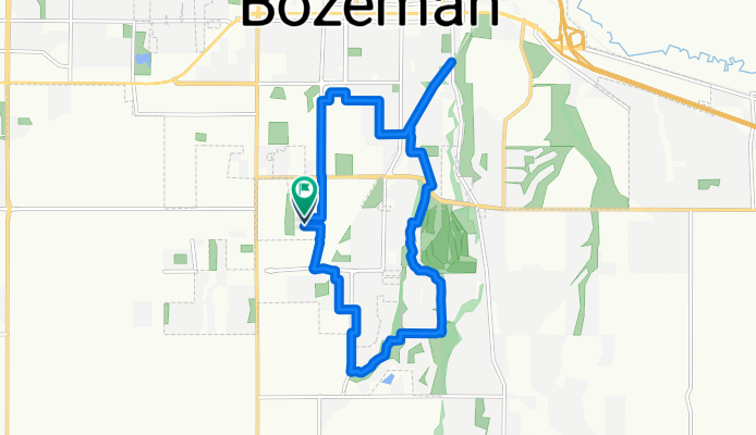 Route in Bozeman