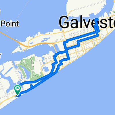 West End, Galveston to Termini-San Luis Pass Rd, Galveston
