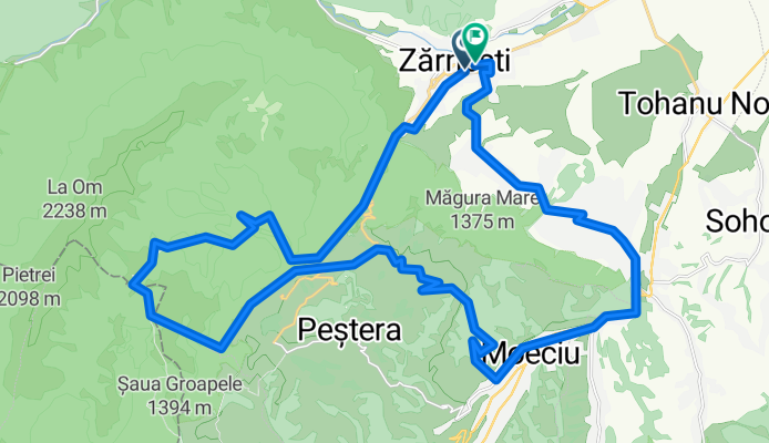 Route in Zărnești