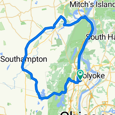 Portland St, Holyoke to Portland St, Holyoke