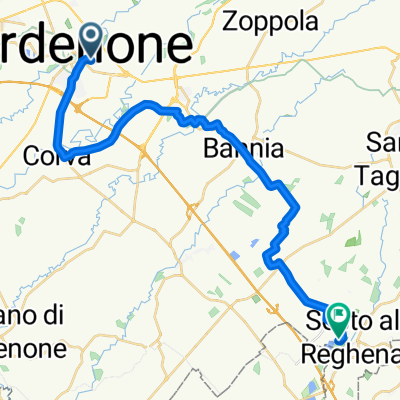 Via Andrea Mantegna, Pordenone a Sesto al Reghena