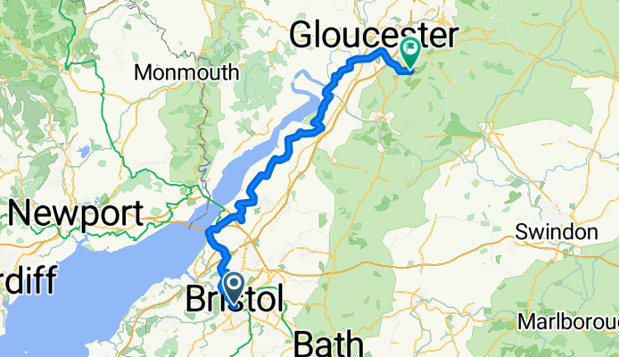 Day 11 Bristol to Gloucester Scout Centre to meet Kylie ( LEJOG Stage_08)