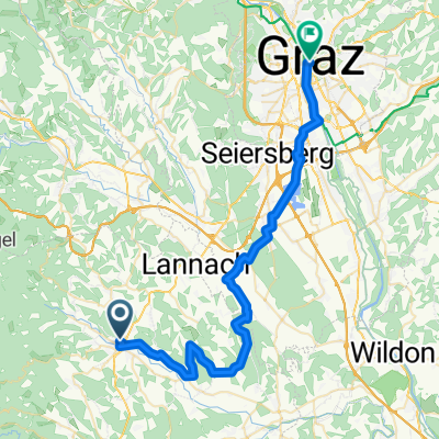 Stainz nach Hauptplatz, Graz