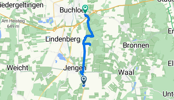 St-Antonius-Straße, Jengen nach Münchener Straße, Buchloe