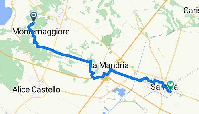 Via Morzano, Cavaglià a Via Giacomo Puccini, Santhià