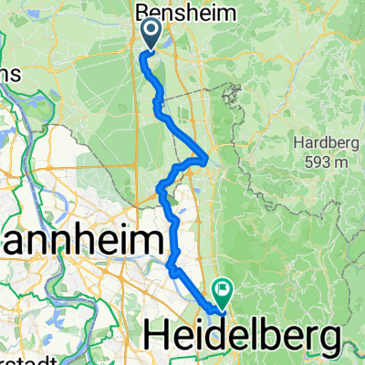 Brachvogelring, Lorsch nach Ladenburger Weg, Heidelberg