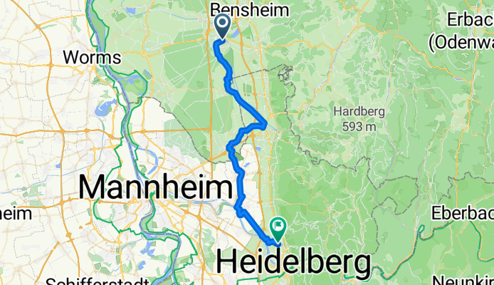 Brachvogelring, Lorsch nach Ladenburger Weg, Heidelberg