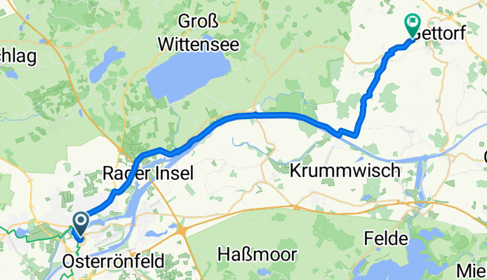 Von Tönning nach Rendsburg